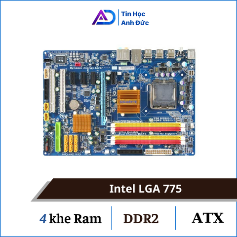 Main Máy Tính GIGA GA-EP43 4 Khe RAM Suppore Core2 QUAD DDR2 8G