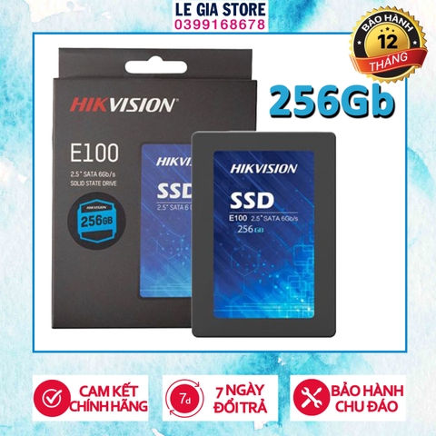 Ổ Cứng SSD HS-SSD-E100(STD)/256G HIK VISION chuẩn giao tiếp SATA III