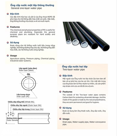 Ống cấp nước hdpe