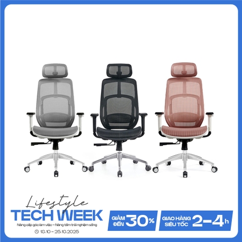 Ghế công thái học HyperWork Airy