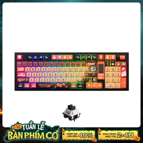 Bàn phím cơ không dây AKKO 5098B Wasteland Survival LCD Screen RGB Hotswap (AKKO Sw)