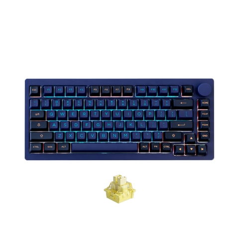 Bàn phím cơ không dây AKKO MonsGeek M1W HE SP V3 Horizon Blue RGB Hotswap (AKKO Magnetic Sw)