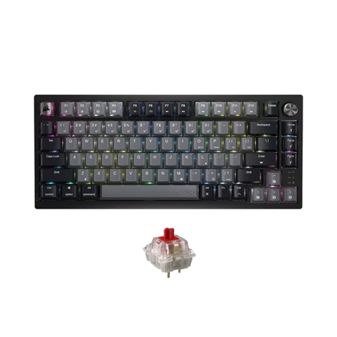 Bàn phím cơ không dây Corsair K65 Plus Midnight Gray Wireless 75% RGB (Linear Sw)