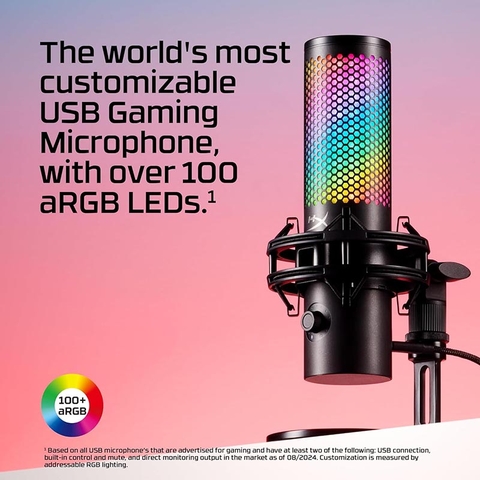Thiết bị Stream Microphone HyperX QuadCast 2 S RGB 9A273AA