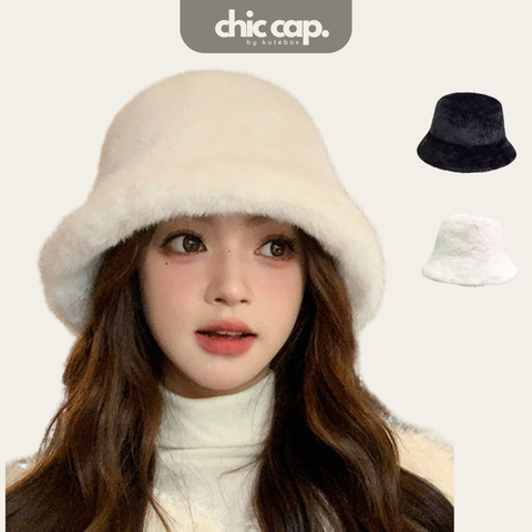 Mũ Bông Trơn Vành Tròn Phủ Tai CC55