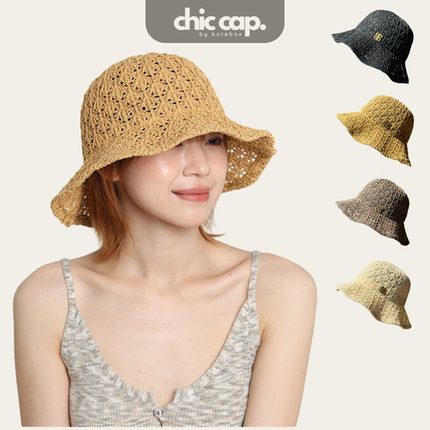 Mũ Cói Lượn Vành B Thời Trang CC77