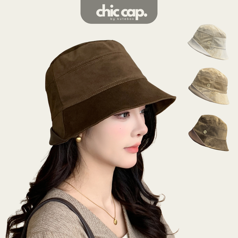 Mũ Kaki Nhung Vành Da Êm Mịn CC85