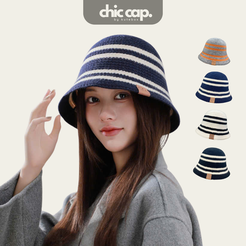 Mũ Nón Len Kẻ Ngang Co. Thời Trang Cá Tính CC50