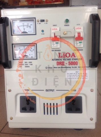 Ổn áp Lioa DRII-5KVA Dây đồng 100%