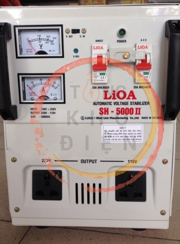 Ổn áp Lioa SH-5KVA Dây đồng 100%
