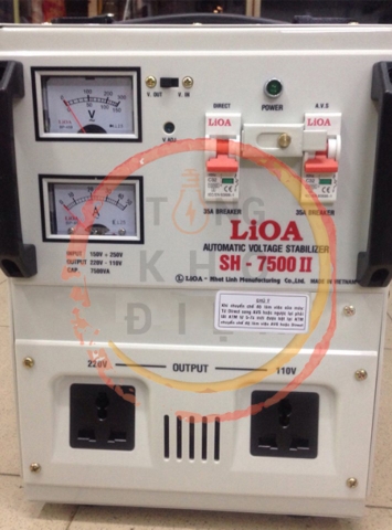 Ổn áp Lioa SH-7.5KVA Dây đồng 100%