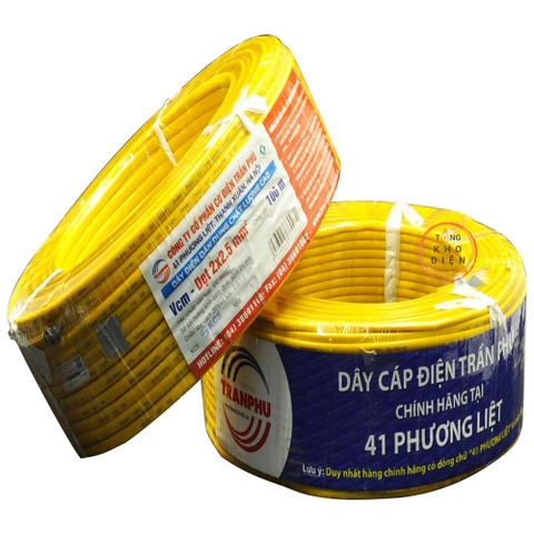 Dây đôi dẹt PVC 2x4.0mm2