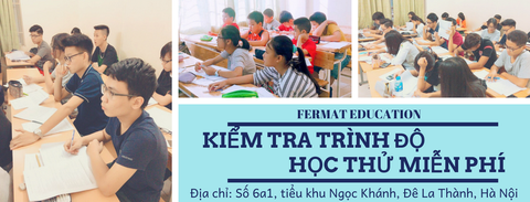 Đánh giá năng lực học sinh miễn phí tại TT Fermat Education