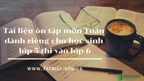 Tài liệu ôn tập môn Toán dành riêng cho học sinh lớp 5 thi vào lớp 6