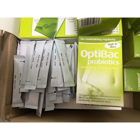men vi sinh optibac trị táo bón