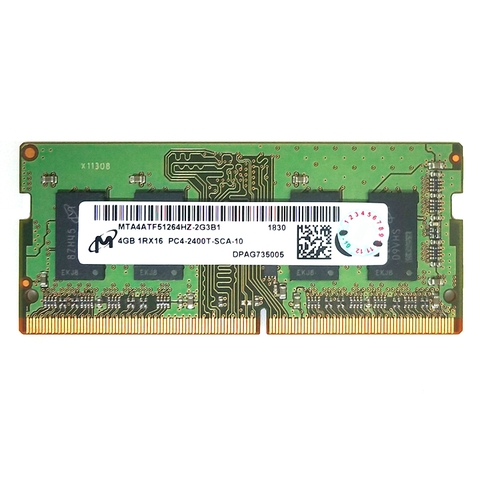 RAM laptop Micron DDR4 4GB bus 2400 MHz