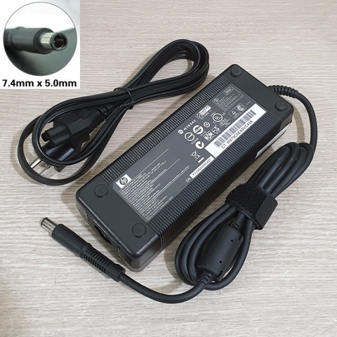 Sạc 18.5V 6.5A 120W chân kim to dành cho laptop HP 8450 8530w 8540 8560w 8710 8730w, ENVY 15-j001tx