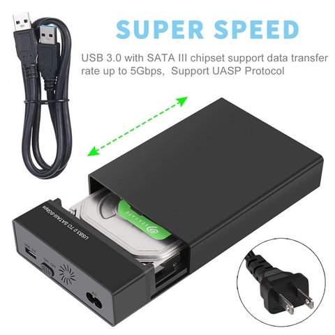 Box ổ cứng 3.5 inch Hard Drive Enclosure S8