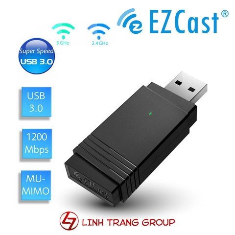 USB thu wifi chuẩn AC 1200Mbps EZCast - PK99