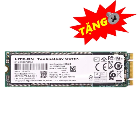 Ổ cứng SSD M.2 SATA Lite-on CV8-8E128-HP 128GB - bảo hành 3 năm