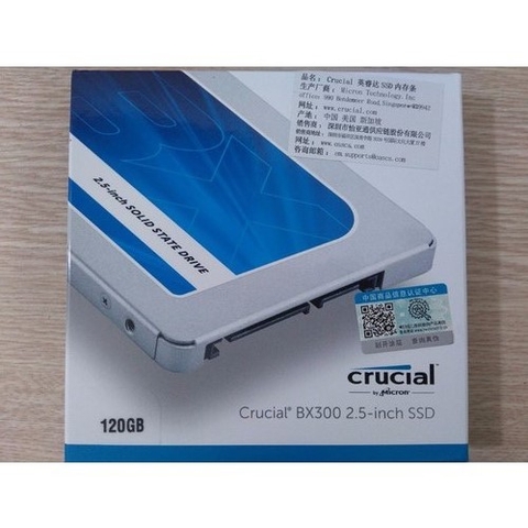 Ổ cứng SSD Crucial BX300 120GB SATA