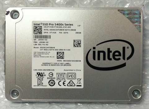 SSD Intel Pro 5400s Series 256GB SATA - bảo hành 3 năm