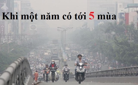 Xuân Hạ Thu Đông và thêm mùa 'ô nhiễm không khí'