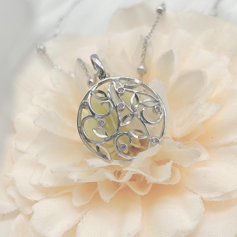 Mặt dây chuyền hoa leo dính dá A.767NC1.P