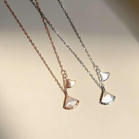 Dây chuyền thả hai quạt độc đáo HY - N66219-2