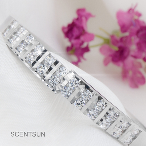 Lắc tay bạc Kim Cương A8.53VG25B