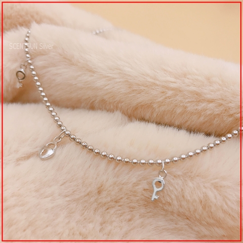 Lắc chân bạc '' Chìa Khóa Yêu Thương '' NK20142-87D