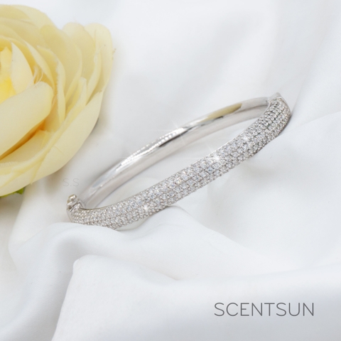 Lắc tay bạc Kim Cương Nhân Tạo