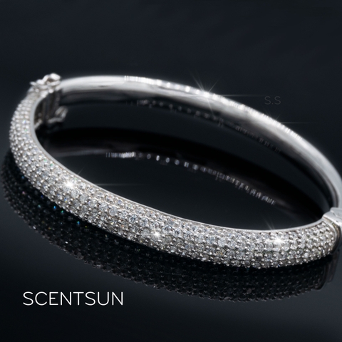 Lắc tay bạc Kim Cương Nhân Tạo