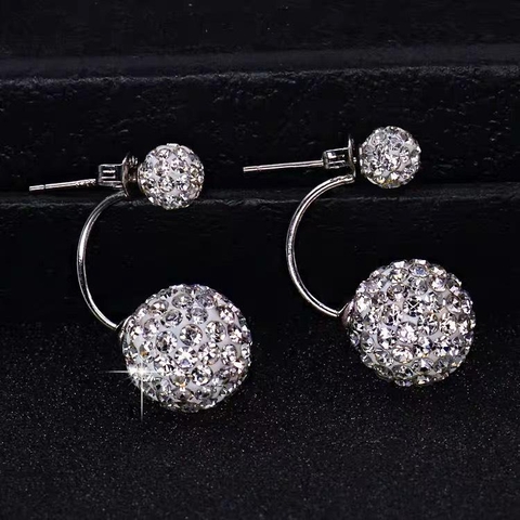 Khuyên vòng bi tròn đính đá lấp lánh FM-GMD-6-10