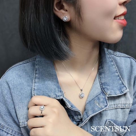 Bộ trang sức Bạc Hàn Quốc