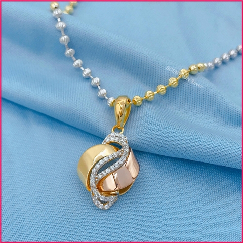 Mặt trang sức '' Làn Sóng Kim Cương '' S8882VG