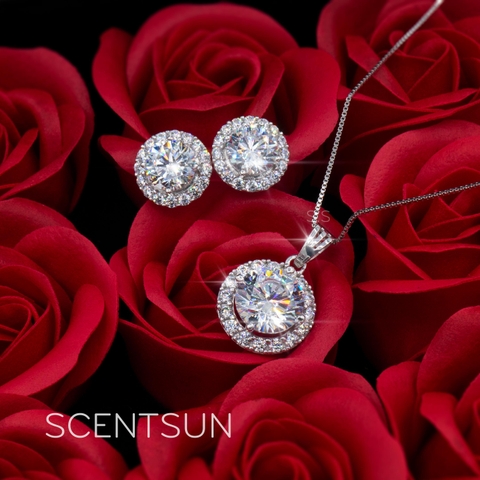 Bộ Trang Sức Bạc Diamond