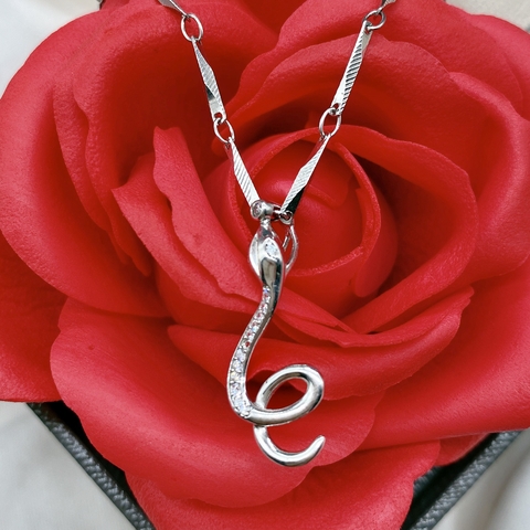 Mặt dây chuyền bạc snake nhỏ lưng A1972AS23P