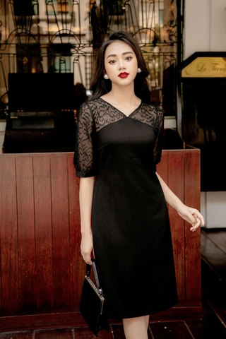 Tổng hợp các mẫu đầm đen sang trọng cực xinh cho nàng dạo phố  Phong cách  thời trang Thời trang Sang trọng