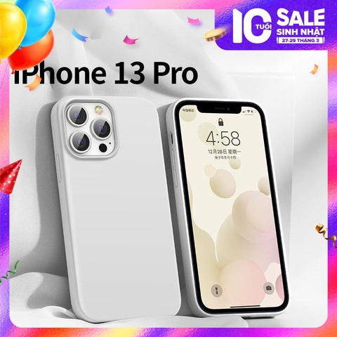 Ốp lưng iPhone UGREEN LP543 -Chất liệu silicon mềm dẻo - Chống trầy xước, bám vân tay - 90166-iP13Pro-white