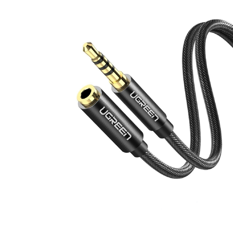 Dây AV nối dài 3.5mm mạ vàng dài 2m UGREEN AV118 - 2m-60847-bện