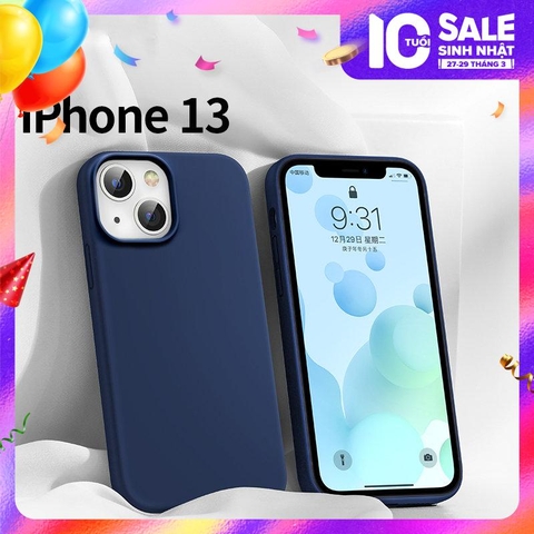 UGREEN Liquid Silicone Case for iPhone 13 (Navy Blue)