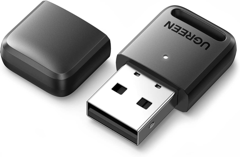 Thiết bị USB Bluetooth 5.0 UGREEN 80890 cho máy tính laptop, tai nghe, máy in, bàn phím, chuột - Hàng phân phối chính hãng - Bảo hành 18 tháng