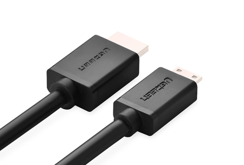 10195-Dây mini HDMI sang HDMI 1.4 thuần đồng 19+1 dài 1M HD108 10195 (Đen)