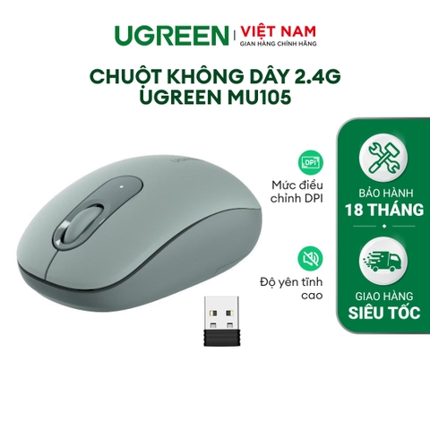 Chuột silent 2.4ghz 4 mức DPI MU105