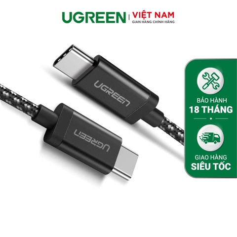50477-Dây USB Type-C màu xám dài 1M