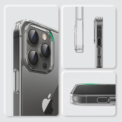 UGREEN Classy Clear Enhanced Protective Case for iPhone 13 (Black)