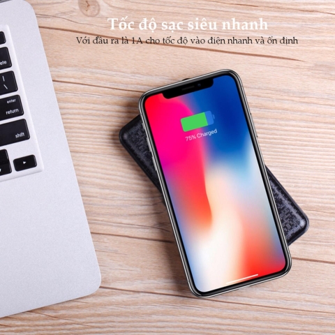 Sạc dự phòng không dây chính hãng W5 5000mAh