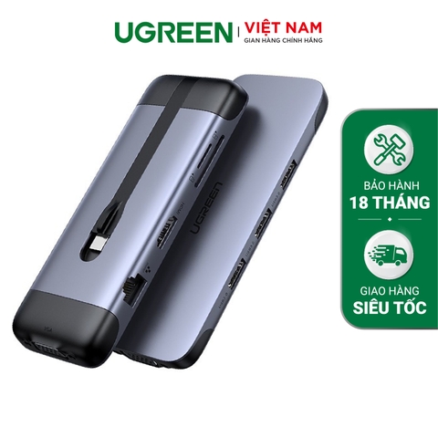Bộ chuyển đổi Type C 6 in 1 4K UHD CM195