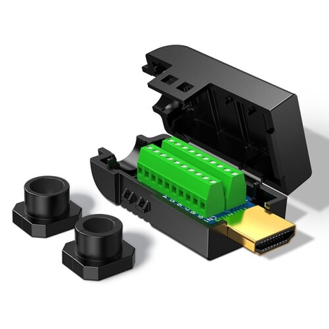 80741-Đầu bấm cáp HDMI 2.0 UGREEN 50568 - Nhấn đầu cáp HDMI 19+1 Pin - Chân tiếp xúc mạ vàng